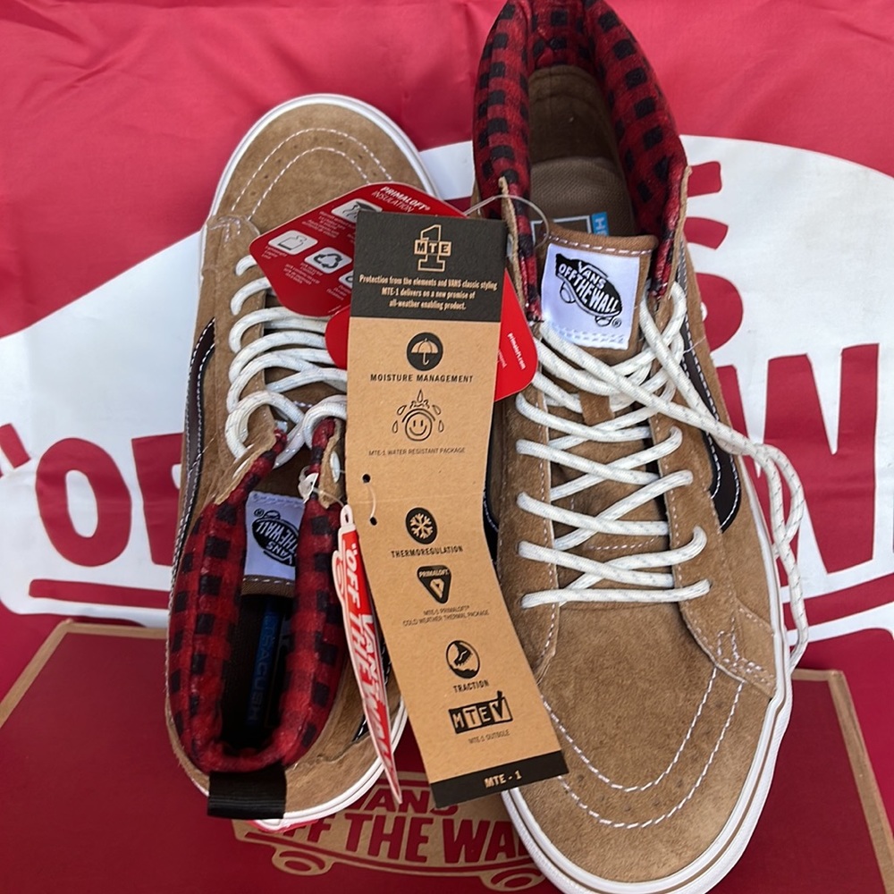 Vans Sk8-Hi Mte-1
Plaid Brown/Black
VNOA5HZYY49 WMNS boots - Picture 13 of 16